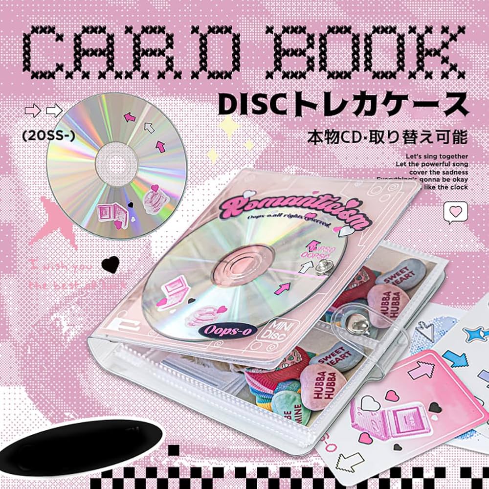 Amazon.co.jp: トレカケース 韓国 K-POP 可愛い disc CD型